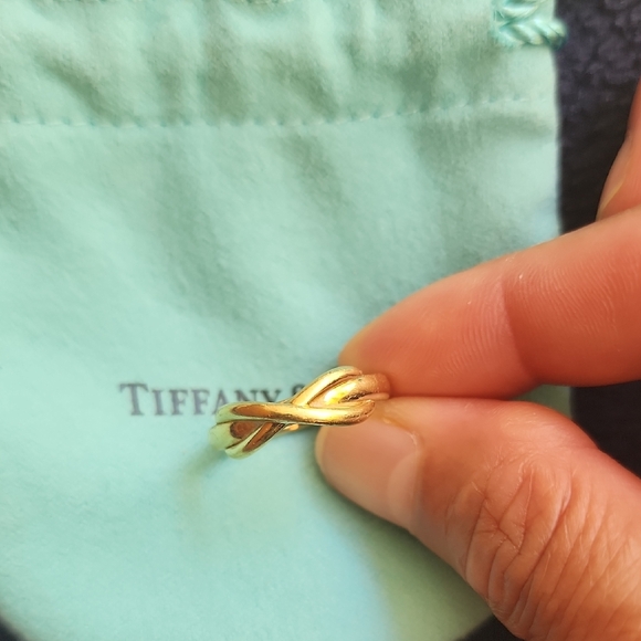 Tiffany & Co. Gold Twist Ring - Picture 1 of 5